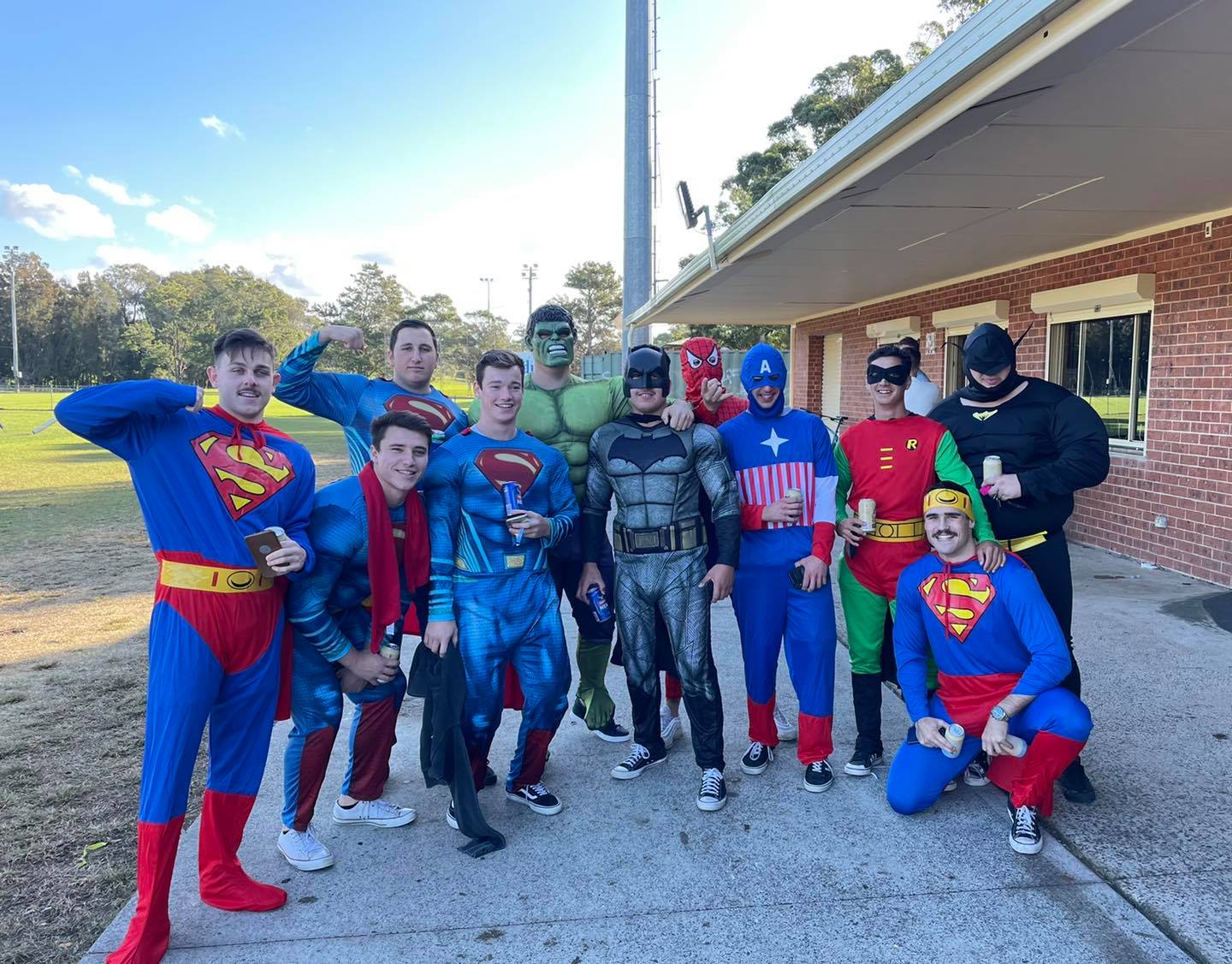 De La Salle Super hero volunteers